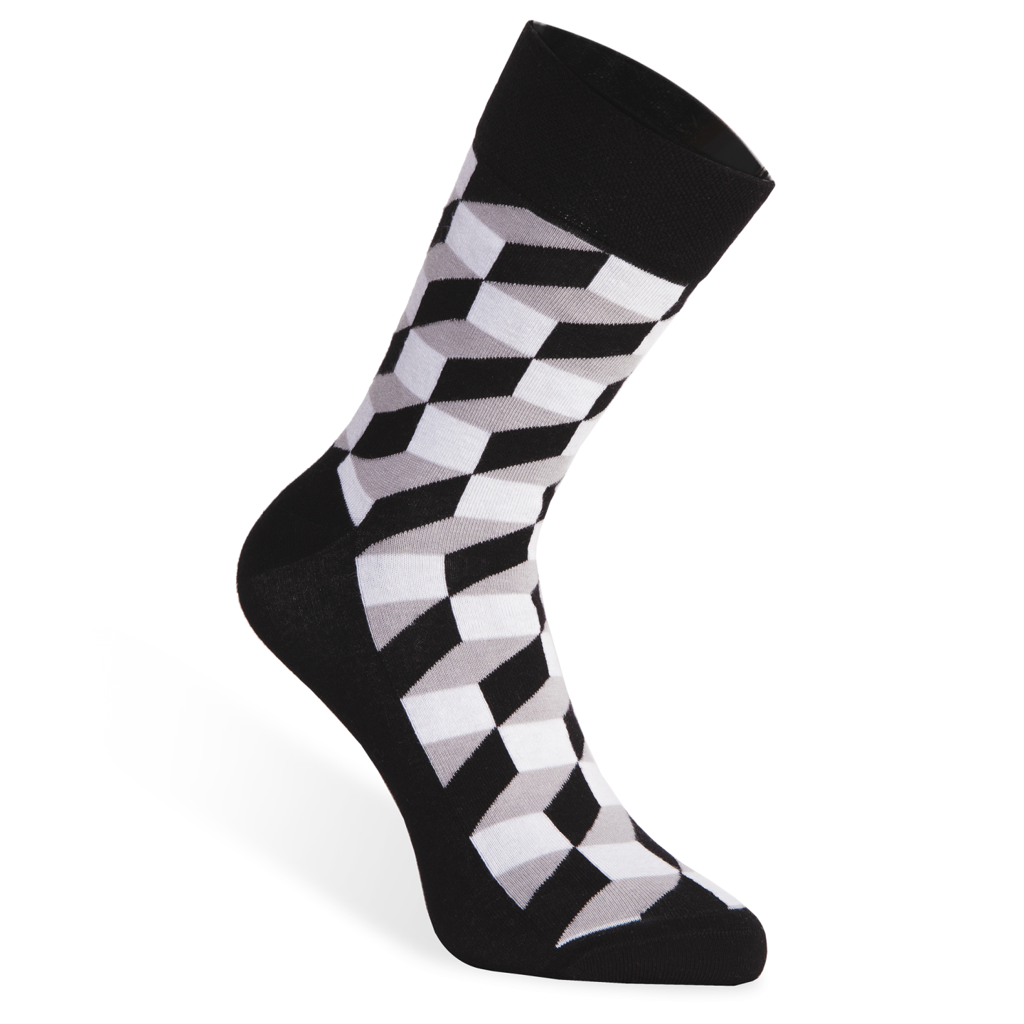 černo bílé ponožky 